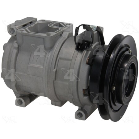 Four Seasons Chry/Dodge/Ea:New Denso 10Pa17C W/Clutch New Compressor, 58344 58344
